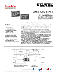 Datasheet DMS-20LCD manufacturer Datel
