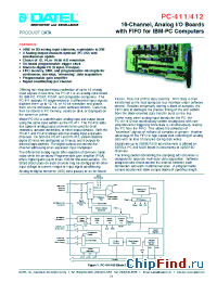 Datasheet PC-411/412 manufacturer Datel