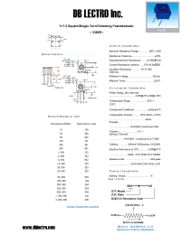 Datasheet 20215BNMET12 manufacturer DB Lectro