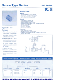 Datasheet 310-021-0002-0000 manufacturer DB Lectro