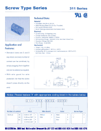 Datasheet 311-021-0002-0000 manufacturer DB Lectro