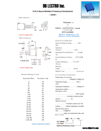 Datasheet 3296X102 manufacturer DB Lectro