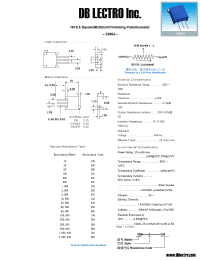 Datasheet 3296Z101 manufacturer DB Lectro