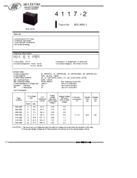 Datasheet 4117-22CS3VDC manufacturer DB Lectro
