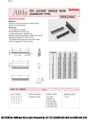 Datasheet A04A05BC1 manufacturer DB Lectro