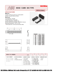 Datasheet A0810ASB1 manufacturer DB Lectro