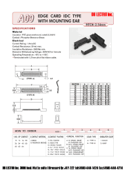 Datasheet A0910ASAA1 manufacturer DB Lectro