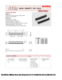 Datasheet A15A100BC1 manufacturer DB Lectro