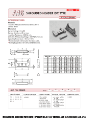 Datasheet A1610ASC2 manufacturer DB Lectro