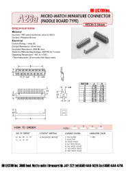 Datasheet A28A08BS1 manufacturer DB Lectro
