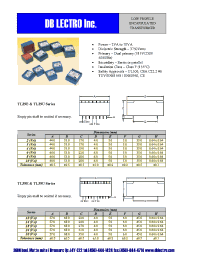 Datasheet TL48U manufacturer DB Lectro