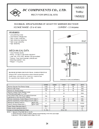 Datasheet 1N5820 manufacturer DCCOM