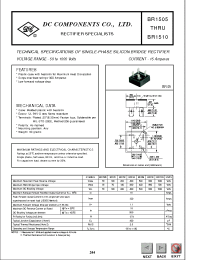 Datasheet BR156 manufacturer DCCOM