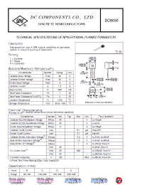 Datasheet DC8050 manufacturer DCCOM