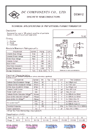 Datasheet DC9012 manufacturer DCCOM