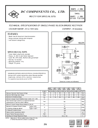 Datasheet KBPC5001W manufacturer DCCOM