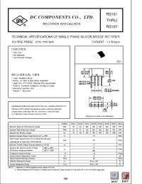 Datasheet RS106 manufacturer DCCOM