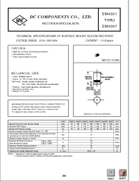 Datasheet SM4004 manufacturer DCCOM