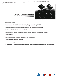 Datasheet DCS12HC05 manufacturer Delta