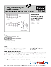 Datasheet 515-1046 manufacturer Dialight