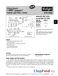 Datasheet 515-1052 manufacturer Dialight