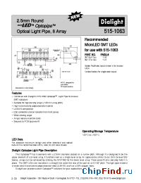 Datasheet 515-1063 manufacturer Dialight
