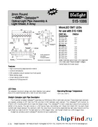 Datasheet 515-1086 manufacturer Dialight
