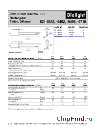 Datasheet 521-9499 manufacturer Dialight