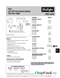 Datasheet 550-0404-010 manufacturer Dialight