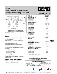 Datasheet 550-1105-004 manufacturer Dialight