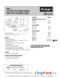 Datasheet 550-1112-010 manufacturer Dialight