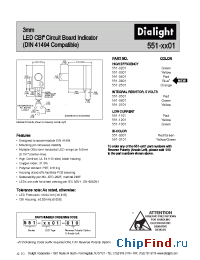 Datasheet 551-0201-010 manufacturer Dialight