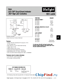 Datasheet 551-0204 manufacturer Dialight