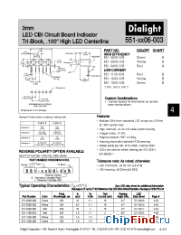 Datasheet 551-1206-013 manufacturer Dialight