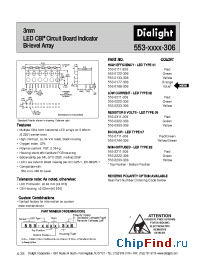 Datasheet 553-0133-316 manufacturer Dialight