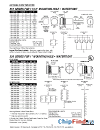 Datasheet 556-1103-304 manufacturer Dialight