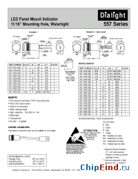 Datasheet 557-1101-203 manufacturer Dialight