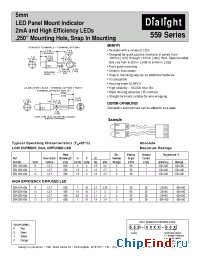 Datasheet 559-2101-001 manufacturer Dialight