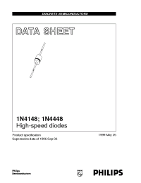 Datasheet 1N4148/A52R manufacturer Diodes