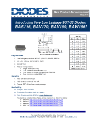Datasheet BAS116 manufacturer Diodes