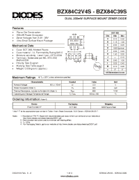 Datasheet BZX84C2V4S manufacturer Diodes