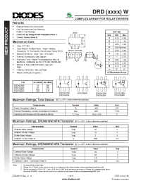 Datasheet DRDN005W-7 manufacturer Diodes