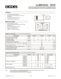 Datasheet LLSD101C-7 manufacturer Diodes