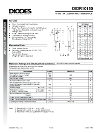 Datasheet MBR20100CT manufacturer Diodes