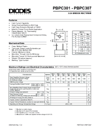 Datasheet PBPC302 manufacturer Diodes