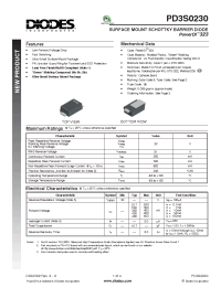 Datasheet PD3S0230 manufacturer Diodes