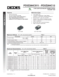 Datasheet PD3Z284C5V1 manufacturer Diodes