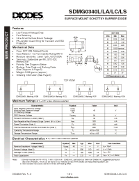 Datasheet SDMG0340LC manufacturer Diodes