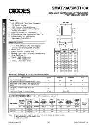 Datasheet SMAT70A manufacturer Diodes