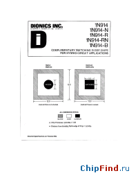 Datasheet 1N914-N manufacturer Dionics
